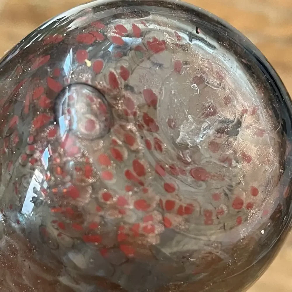 Art Glass Hand Blown Vase 5.5